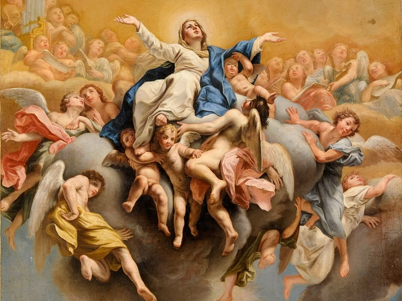 1739-Mariano Salvador Maella - Assunzione di Maria